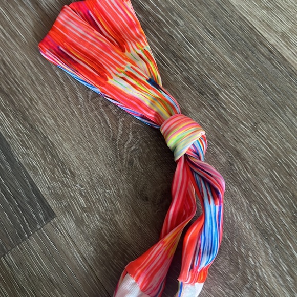 NWT Venus neon rainbow colored bikini swimsuit top M L - Picture 3 of 6